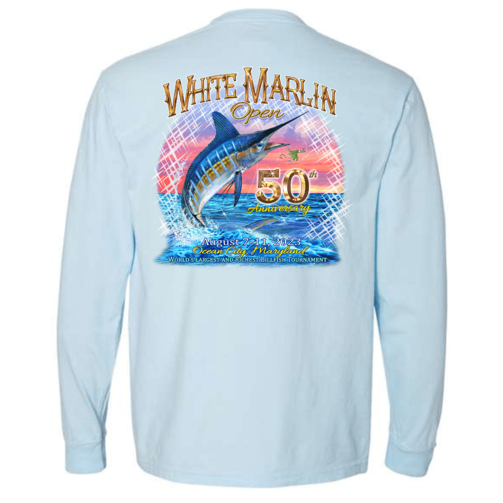 WMO 2023 Long Sleeve T White Marlin Open Store