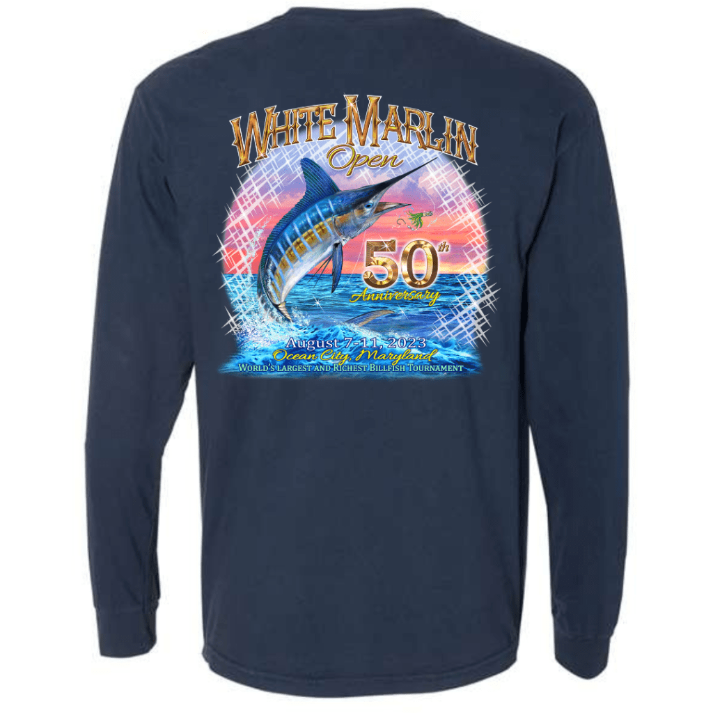 WMO 2023 Long Sleeve T White Marlin Open Store