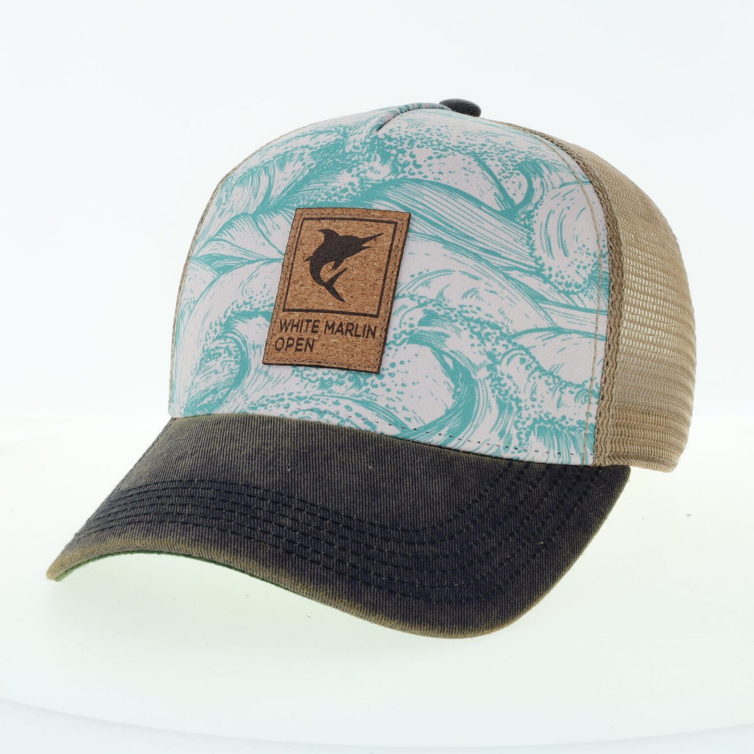 White Squall Trucker Hat White Marlin Open Store